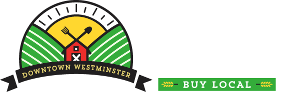 downtown westminster farmers' market buy local logo